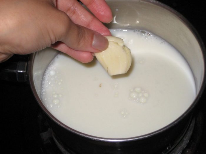 молоко и чеснок от глистов